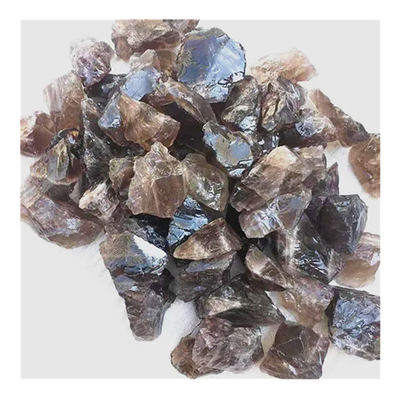 Дымчатые кварцевые кристаллы грубые камни оптовая продажа натуральный резной