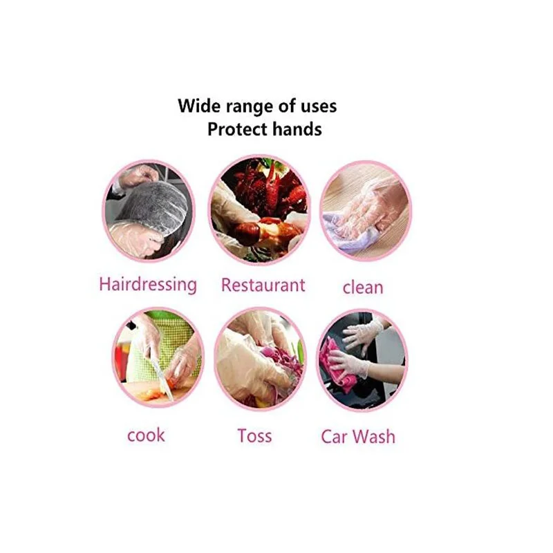 1000pcs Plastic Disposable Gloves Transparent PE Glove One-off BBQ Cooking Eco-friendly PE Gloves Kitchen Garden Accessories 
1000pcs Plastic Disposable Gloves Transparent PE Glove One-off BBQ Cooking Eco-friendly PE Gloves Kitchen Garden Accessories