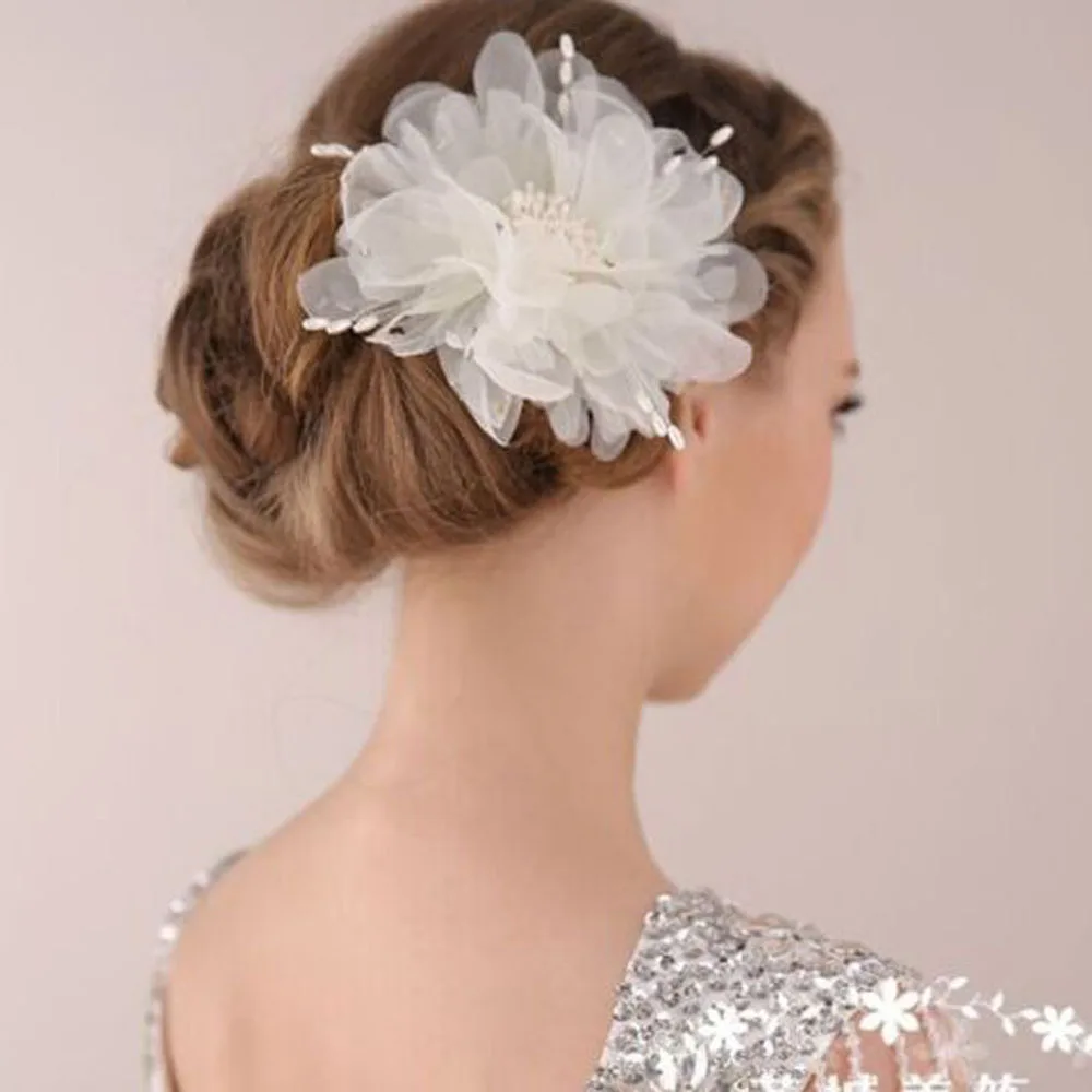 Furling Girl 1 PC Bride Floral Hair Pins Brial Hair Clips for Wedding Fashion Hair Accessories Flower Brooch Yarn Hair Tiaras
Furling Girl 1 PC Bride Floral Hair Pins Brial Hair Clips for Wedding Fashion Hair Accessories Flower Brooch Yarn Hair Tiaras
