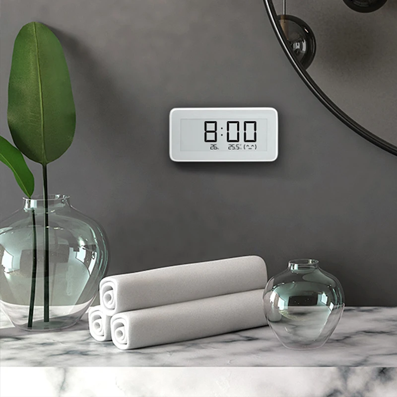 New xiaomi Mijia BT4.0 Wireless Smart Electric Digital clock Hygrometer Thermometer LCD Temperature Measuring Tools Mijia APP
New xiaomi Mijia BT4.0 Wireless Smart Electric Digital clock Hygrometer Thermometer LCD Temperature Measuring Tools Mijia APP