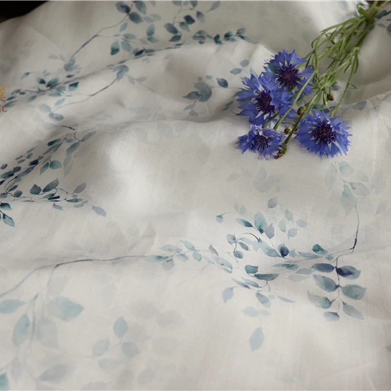 LYJ High Quality Natural 100% Pure Ramie Cloth Printed Fabric For Dresses Robe Summer Thin DIY Handmade Sewing Designer
LYJ High Quality Natural 100% Pure Ramie Cloth Printed Fabric For Dresses Robe Summer Thin DIY Handmade Sewing Designer