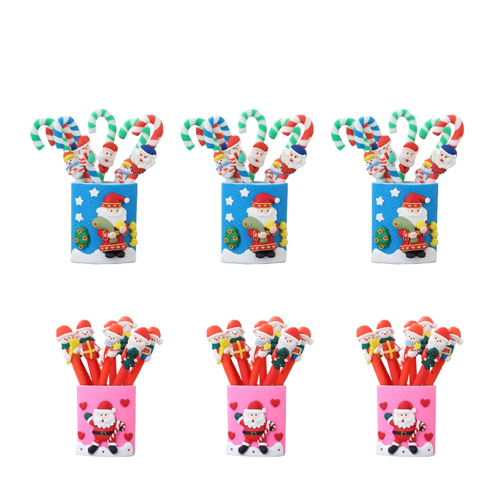 Шариковые ручки с рождественской тематикой, 6 шт.
Шариковые ручки с рождественской тематикой, 6 шт.