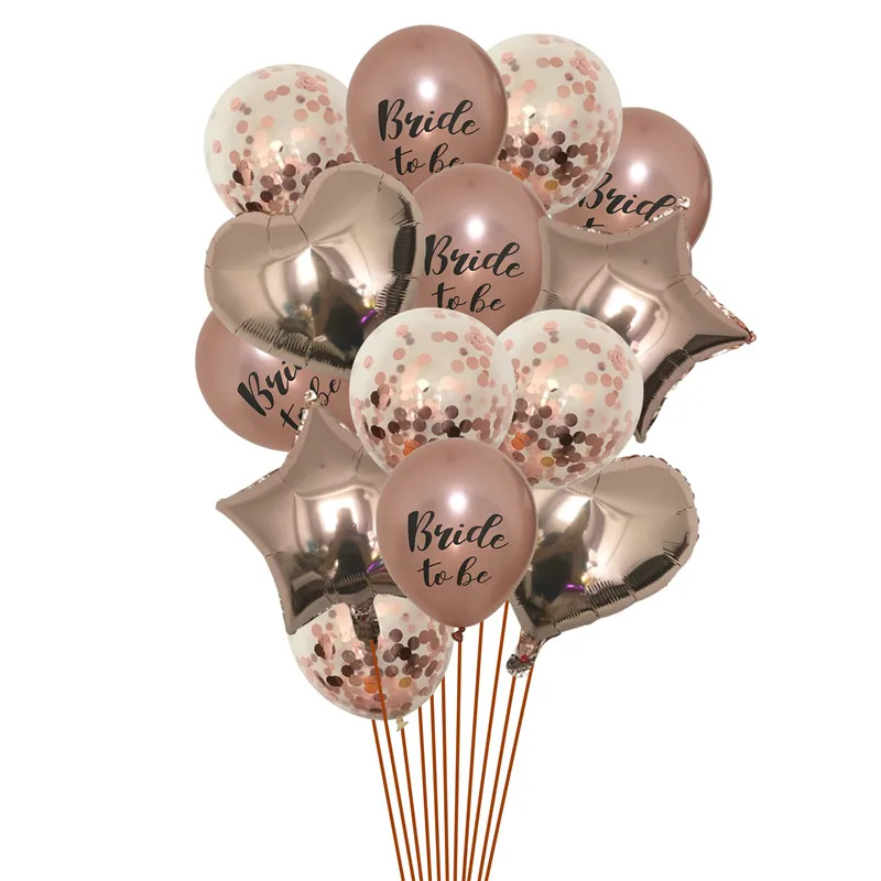 JQSYRISE Rosegold Bride To Be Latex Balloons Wedding Decoration Bridal Shower Engagement Bachelorette Party Hen Night Supplies
JQSYRISE Rosegold Bride To Be Latex Balloons Wedding Decoration Bridal Shower Engagement Bachelorette Party Hen Night Supplies