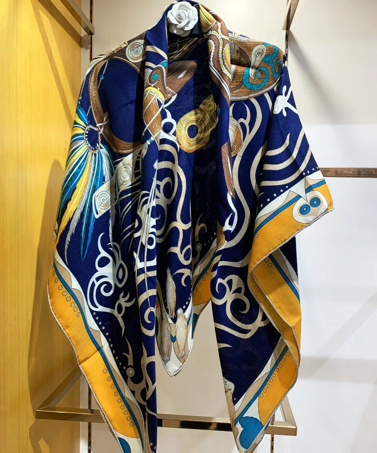Large Square Scarf Silk Cashmere Scarf Soft Comfortable Warm Scarfs Shawl 135*135CM Wraps 160G India Style
Large Square Scarf Silk Cashmere Scarf Soft Comfortable Warm Scarfs Shawl 135*135CM Wraps 160G India Style