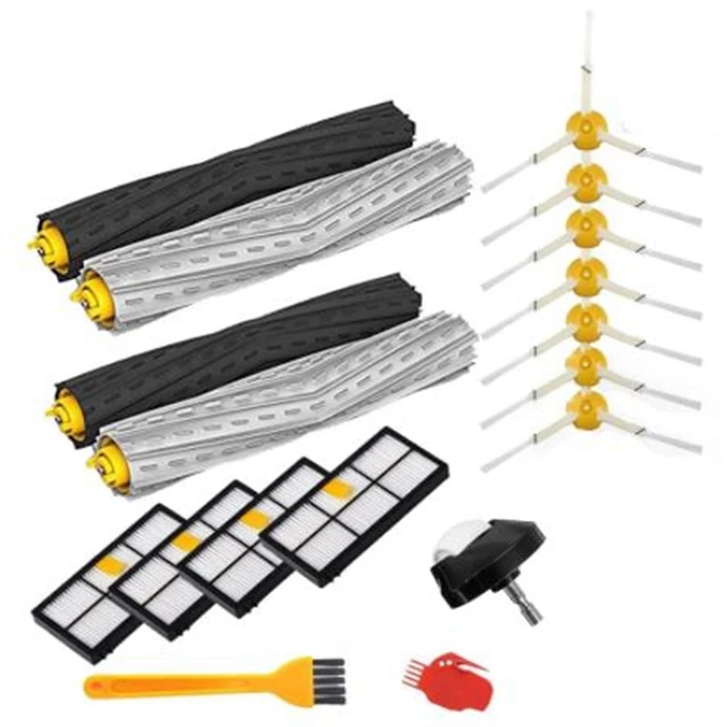 Brush HEPA Filters Spare Parts Suitable for IRobot Roomba 805 860 861 865 866 885 960 Series Replacement Kit
Brush HEPA Filters Spare Parts Suitable for IRobot Roomba 805 860 861 865 866 885 960 Series Replacement Kit