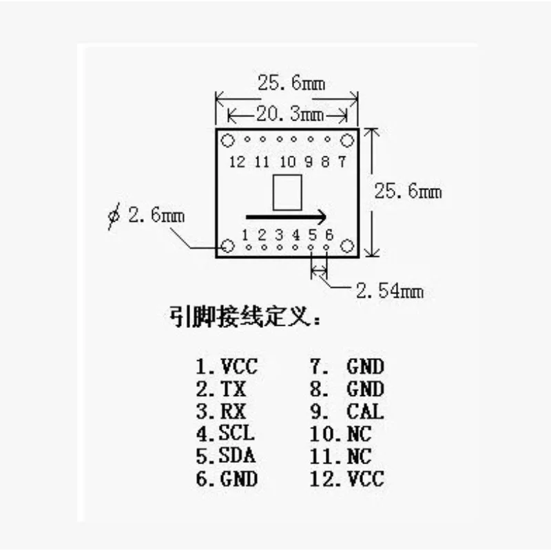 GY-26 Electronic compass module Electronic compass module Robot accessories
GY-26 Electronic compass module Electronic compass module Robot accessories