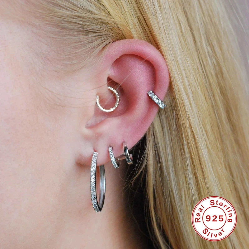 Aide 925 Sterling Silver White Zircon Stud Earrings for Women Geometric Crystal Piercing Earring Fine Jewelry pendientes
Aide 925 Sterling Silver White Zircon Stud Earrings for Women Geometric Crystal Piercing Earring Fine Jewelry pendientes