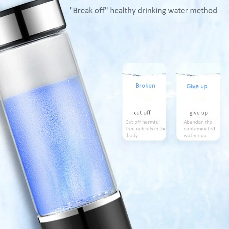 350ML Hydrogen Rich Water Generator Ionization Generator Generator Water Cup Filter
350ML Hydrogen Rich Water Generator Ionization Generator Generator Water Cup Filter