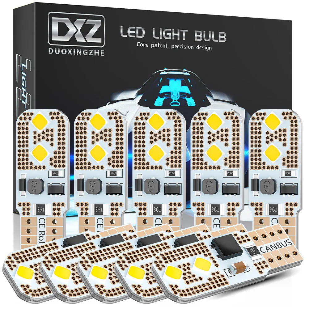 DXZ 10PCS W5W T10 LED Bulbs Canbus White 194 168 Car Interior Map Dome Lights for BMW Audi Mercedes Auto Parking Signal Lamp
DXZ 10PCS W5W T10 LED Bulbs Canbus White 194 168 Car Interior Map Dome Lights for BMW Audi Mercedes Auto Parking Signal Lamp