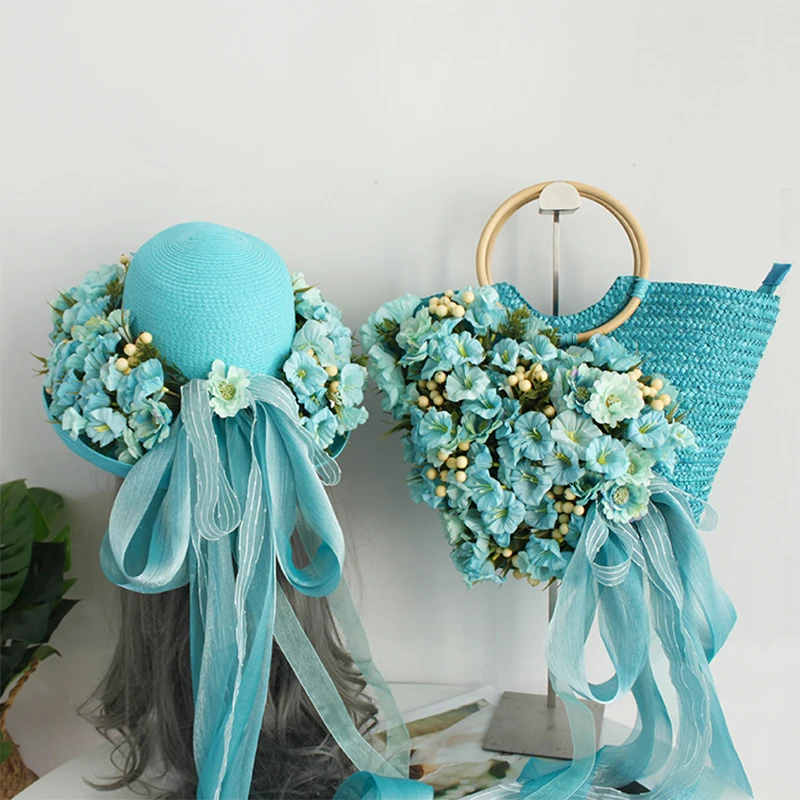 Women's bags 2020 new bohenmian straw knitting weave floral petunias flower sea tote bag spring handbag beach bags for women
Women's bags 2020 new bohenmian straw knitting weave floral petunias flower sea tote bag spring handbag beach bags for women