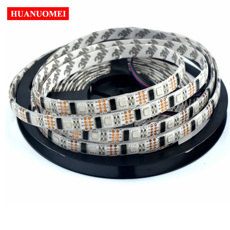 5 м 32 светодиодный s/M WS2801 5050 SMD RGB светильник цифровой полноцветный адресуемый