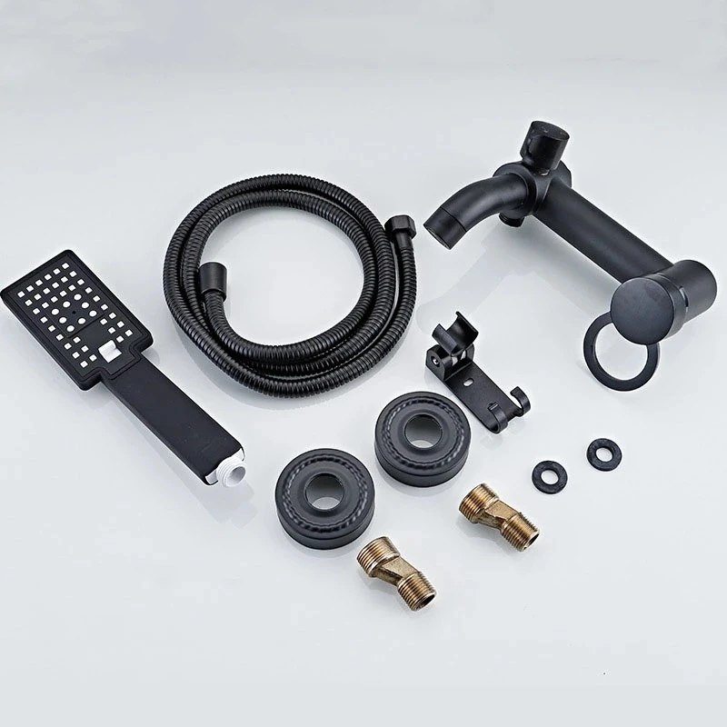 LIUYUE Bathtub Shower Faucet Black Brass Bathroom Shower Faucet Set Wall Mounted Handheld Conversion Shower Spray Head Mixer Tap 
LIUYUE Bathtub Shower Faucet Black Brass Bathroom Shower Faucet Set Wall Mounted Handheld Conversion Shower Spray Head Mixer Tap
