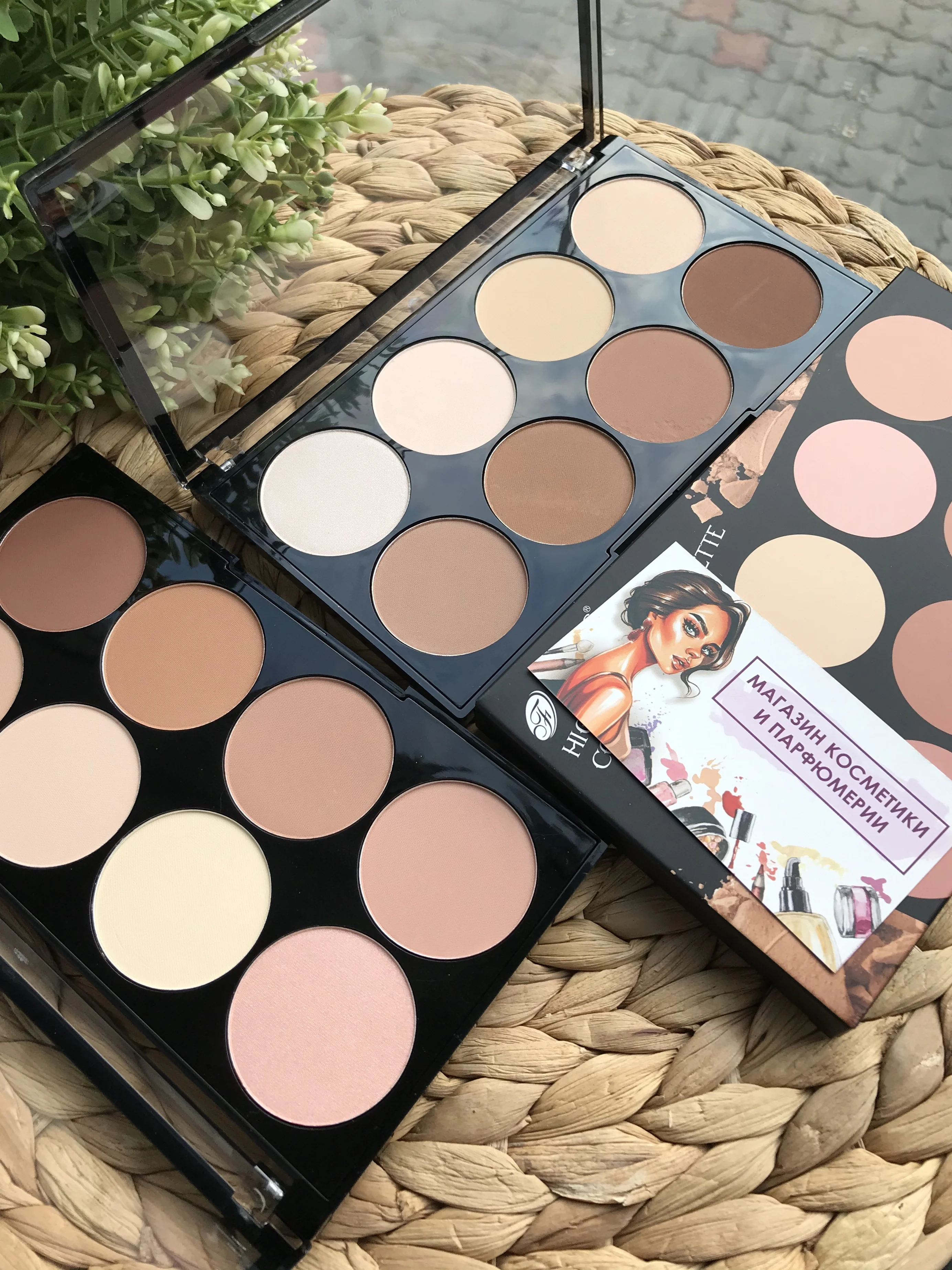 Farres Палетка для контуринга Highlight & Contour Pro Palette | Красота и здоровье