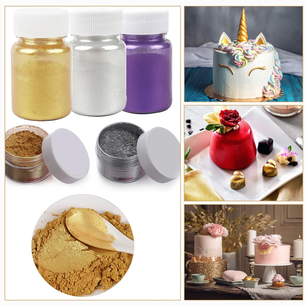 15g Edible Glitter Cake Decoration Powder Mousse Cake Macaron Chocolate Flash Powder Silver Pearl Powder Baking Color Dust
15g Edible Glitter Cake Decoration Powder Mousse Cake Macaron Chocolate Flash Powder Silver Pearl Powder Baking Color Dust
