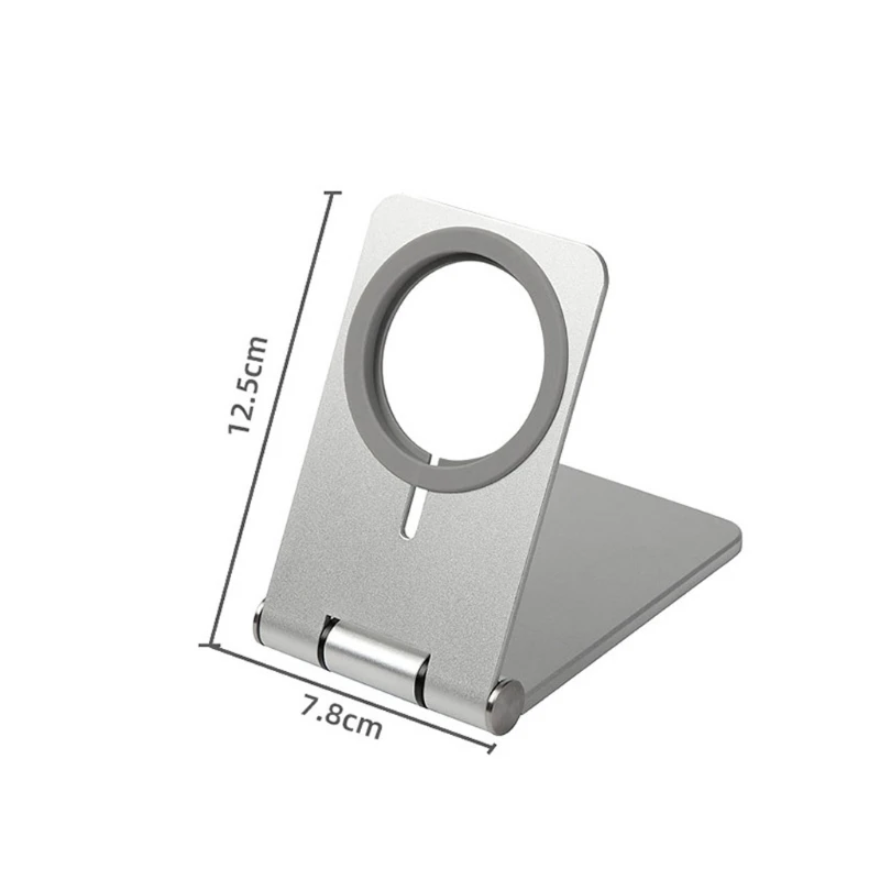 Folding Adjustable Angle Stand Holder for -iPhone 12 Magnetic Wireless Charger 831D
Folding Adjustable Angle Stand Holder for -iPhone 12 Magnetic Wireless Charger 831D