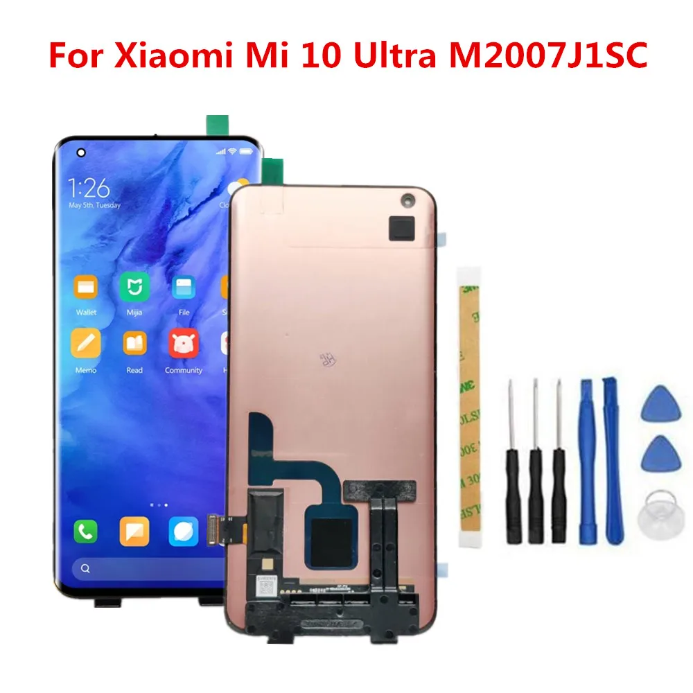 Новый ЖК-дисплей 6,67 дюйма для сотового телефона XIAOMI Mi 10 Ultra M2007J1SC, дигитайзер в сборе, сенсорная панель, инструменты для ремонта стекла
Новый ЖК-дисплей 6,67 дюйма для сотового телефона XIAOMI Mi 10 Ultra M2007J1SC, дигитайзер в сборе, сенсорная панель, инструменты для ремонта стекла