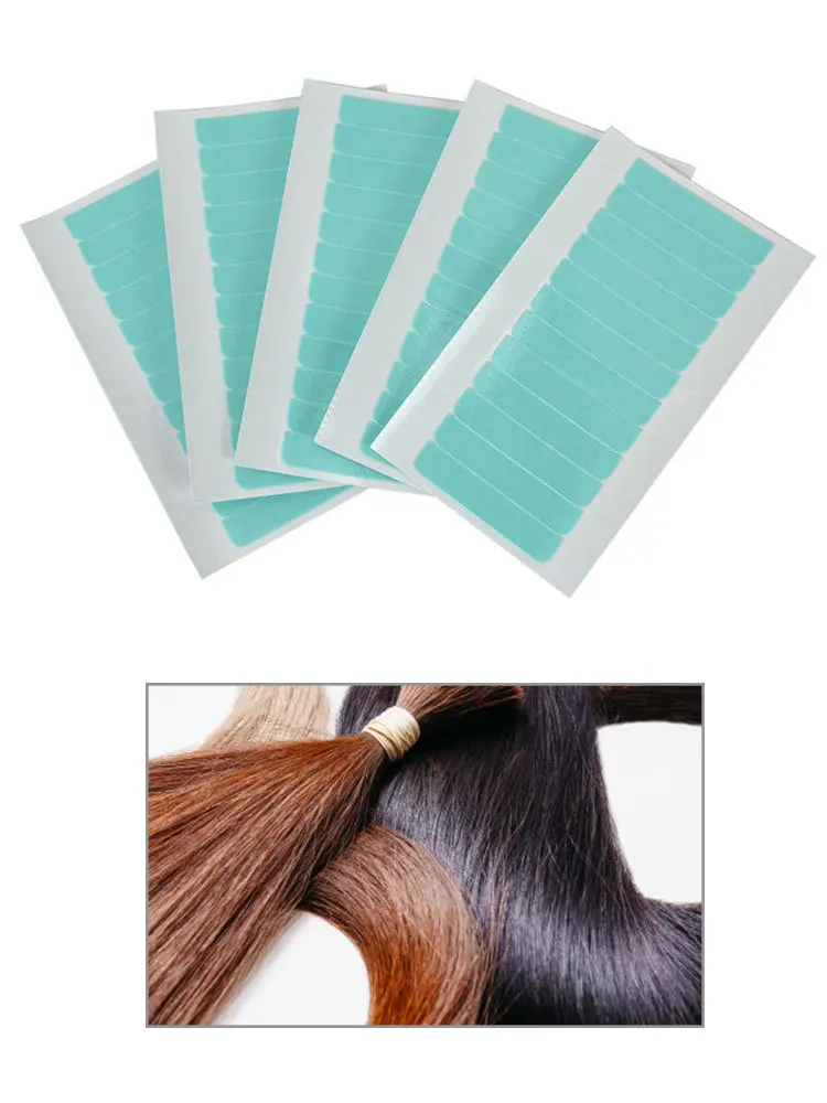 5 Sheets 60pcs Hair Extension Glue Strips 4*0.8cm Wig Sticker Self Adhesive Double Sides Waterproof Wig Glue Long Lasting
5 Sheets 60pcs Hair Extension Glue Strips 4*0.8cm Wig Sticker Self Adhesive Double Sides Waterproof Wig Glue Long Lasting