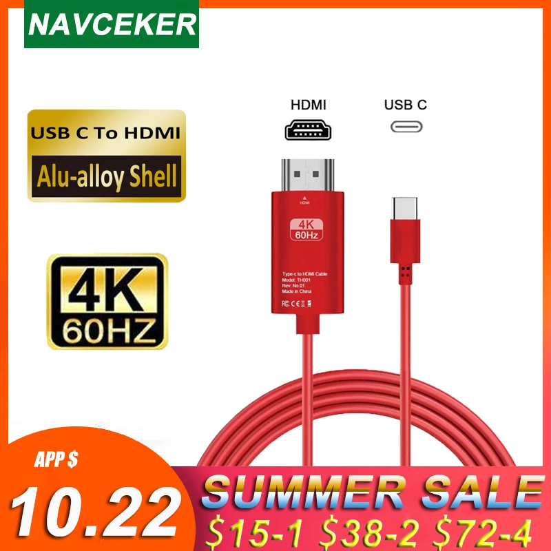 2022 USB C to HDMI Cable 4K Type C HDMI Thunderbolt3 Converter for MacBook Huawei Mate 30 USB-C HDMI Adapter USB Type C to HDMI
2022 USB C to HDMI Cable 4K Type C HDMI Thunderbolt3 Converter for MacBook Huawei Mate 30 USB-C HDMI Adapter USB Type C to HDMI