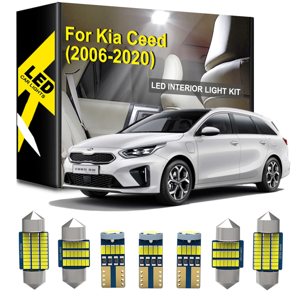 Interior LED For Kia CEED GT JD ED CD 2006-2020 Accessories Canbus Bulb Indoor Dome Map Reading Trunk Light Auto Lamp Kit
Interior LED For Kia CEED GT JD ED CD 2006-2020 Accessories Canbus Bulb Indoor Dome Map Reading Trunk Light Auto Lamp Kit