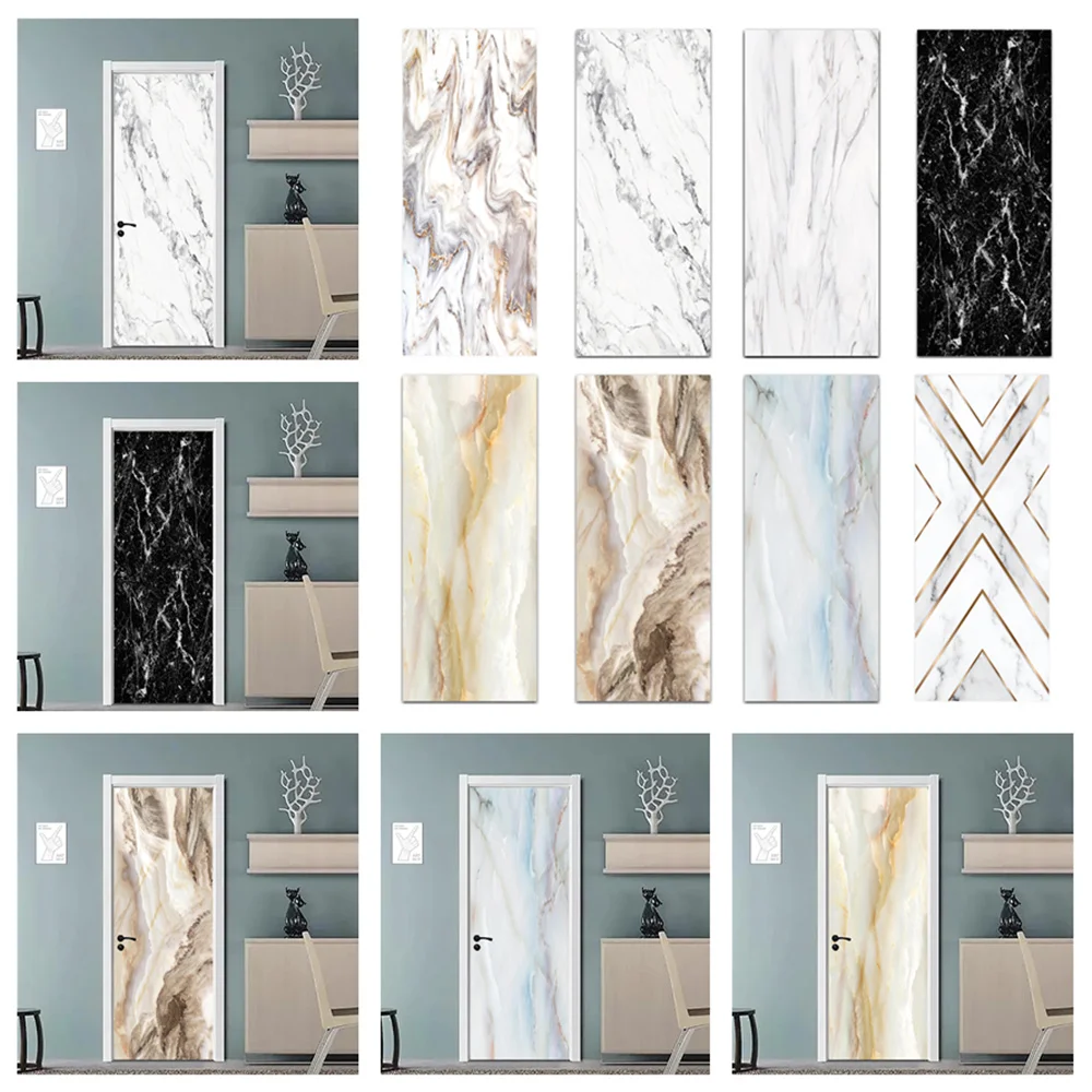 Abstract Marble Grain 3D Door Wallpaper Poster PVC Bedroom Living Room Decoration Modern Geometric Home Fashion Design Sticker 
Abstract Marble Grain 3D Door Wallpaper Poster PVC Bedroom Living Room Decoration Modern Geometric Home Fashion Design Sticker