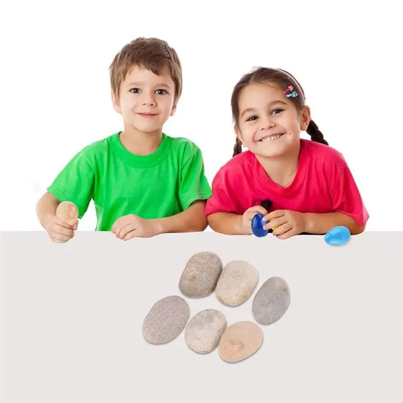 6Pcs Flat Stones Pebbles Drawing Painted Craft Stones Gardening Pebbles DIY Painting Gift For Kids Outdoor Garden Decoration
6Pcs Flat Stones Pebbles Drawing Painted Craft Stones Gardening Pebbles DIY Painting Gift For Kids Outdoor Garden Decoration