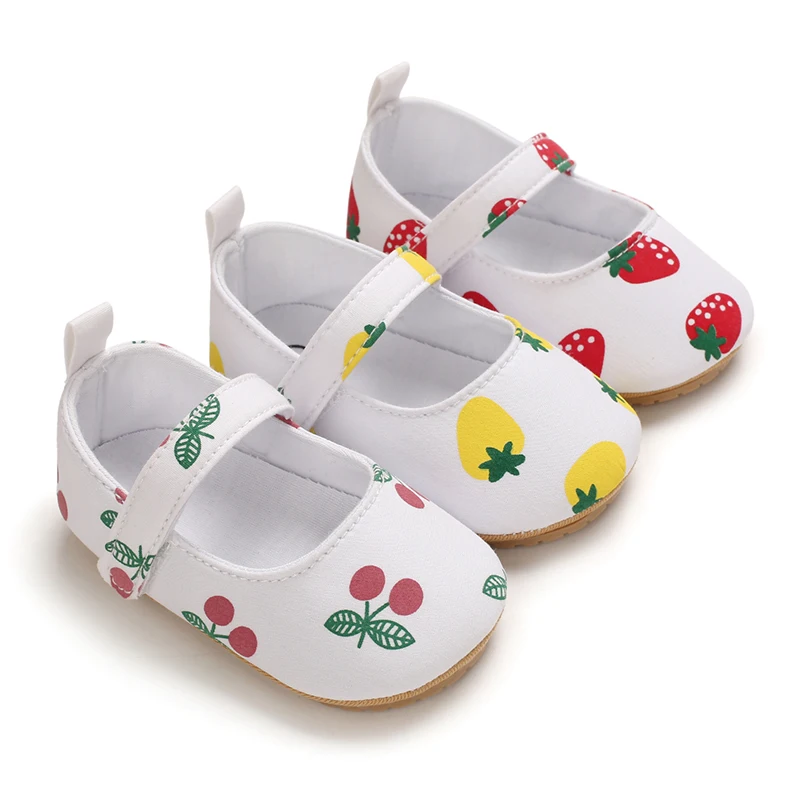 0-18 Months Newborns Spring And Autumn Style Lovely Fruit Print Design Rubber Soles Non-Slip Flat Shoes Casual Shoes Toddlers
0-18 Months Newborns Spring And Autumn Style Lovely Fruit Print Design Rubber Soles Non-Slip Flat Shoes Casual Shoes Toddlers