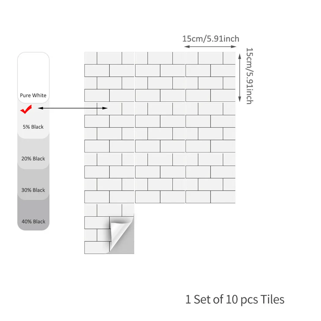 10Pcs/Set Wall Stickers 20*20cm 3D Tile Brick Wall Sticker Waterproof Home Decoration In Stock Drop Shipping
10Pcs/Set Wall Stickers 20*20cm 3D Tile Brick Wall Sticker Waterproof Home Decoration In Stock Drop Shipping