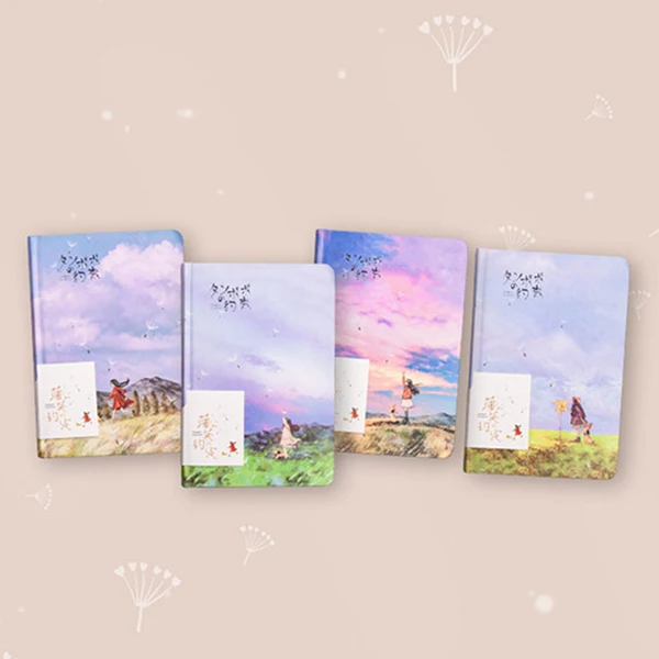 

Cute Cartoon Dandelion Notebook 128 Sheets Colorful Paper Gift for Students Girls JR Deals