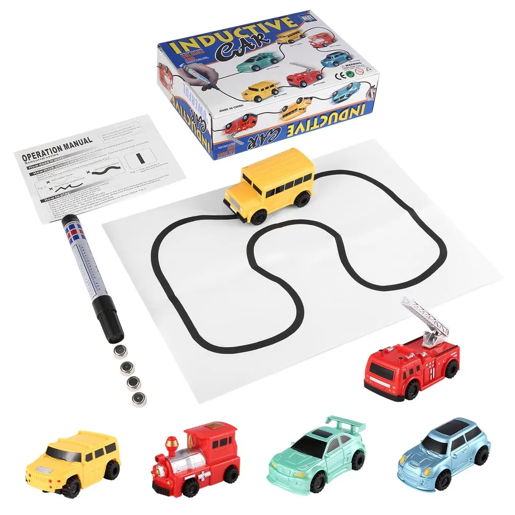 Enlighten Magic Pen Inductive Car Children's Train Tank Toy Car Draw Lines Induction Rail Track Car Kids
Enlighten Magic Pen Inductive Car Children's Train Tank Toy Car Draw Lines Induction Rail Track Car Kids