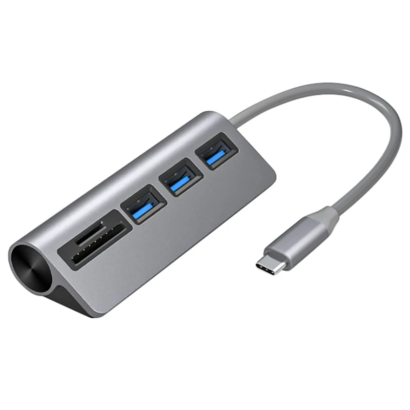 USB Hub Type-C to 3XUSB2.0+SD+TF Multi-Port Hub 5Gbps Card Reader Adapter Plug and Play Support Hot Swap
USB Hub Type-C to 3XUSB2.0+SD+TF Multi-Port Hub 5Gbps Card Reader Adapter Plug and Play Support Hot Swap