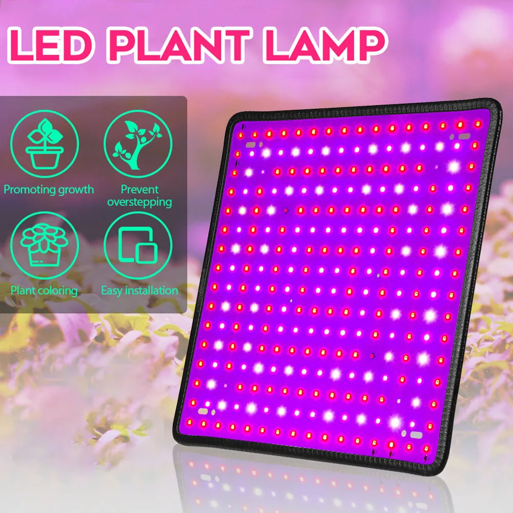 LED Plant Growth Light 27W Plant Growing Lights Red/Blue/White Panel Full Spectrum Phytolamp for Indoor Plants 256 LED Beads
LED Plant Growth Light 27W Plant Growing Lights Red/Blue/White Panel Full Spectrum Phytolamp for Indoor Plants 256 LED Beads