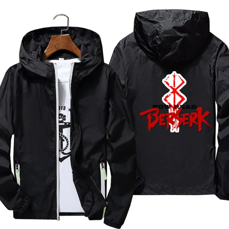 2021 Men's jacket Read Berserk design printing indbreak jacket Reflective Skin Sun Spring Autumn brand jacket
2021 Men's jacket Read Berserk design printing indbreak jacket Reflective Skin Sun Spring Autumn brand jacket