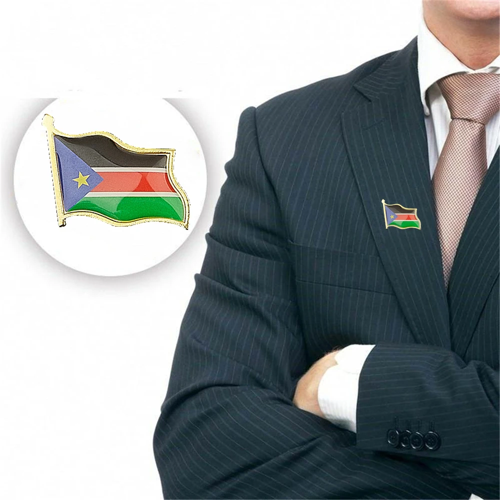 10PCS The Republic of South Sudan Ramciel Friendship Flag Metal Lapel Pin Accessories
10PCS The Republic of South Sudan Ramciel Friendship Flag Metal Lapel Pin Accessories
