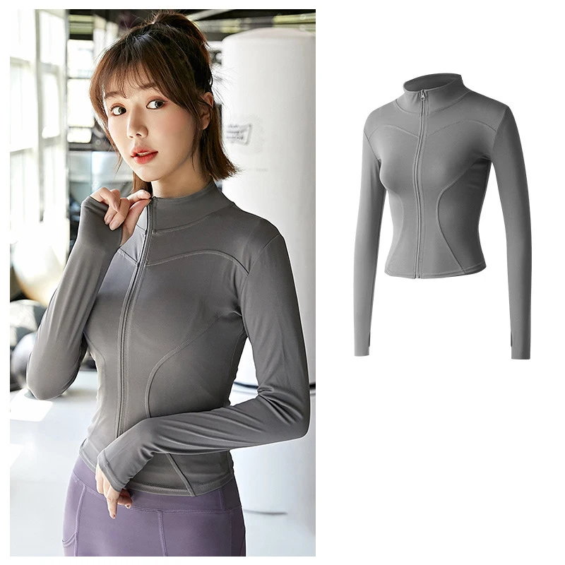Stand-up Collar Smooth Zipper Long Sleeve Shirts for Women Moisture Wicking Cycling Climbing Coat Breathable Yoga Clothing
Stand-up Collar Smooth Zipper Long Sleeve Shirts for Women Moisture Wicking Cycling Climbing Coat Breathable Yoga Clothing
