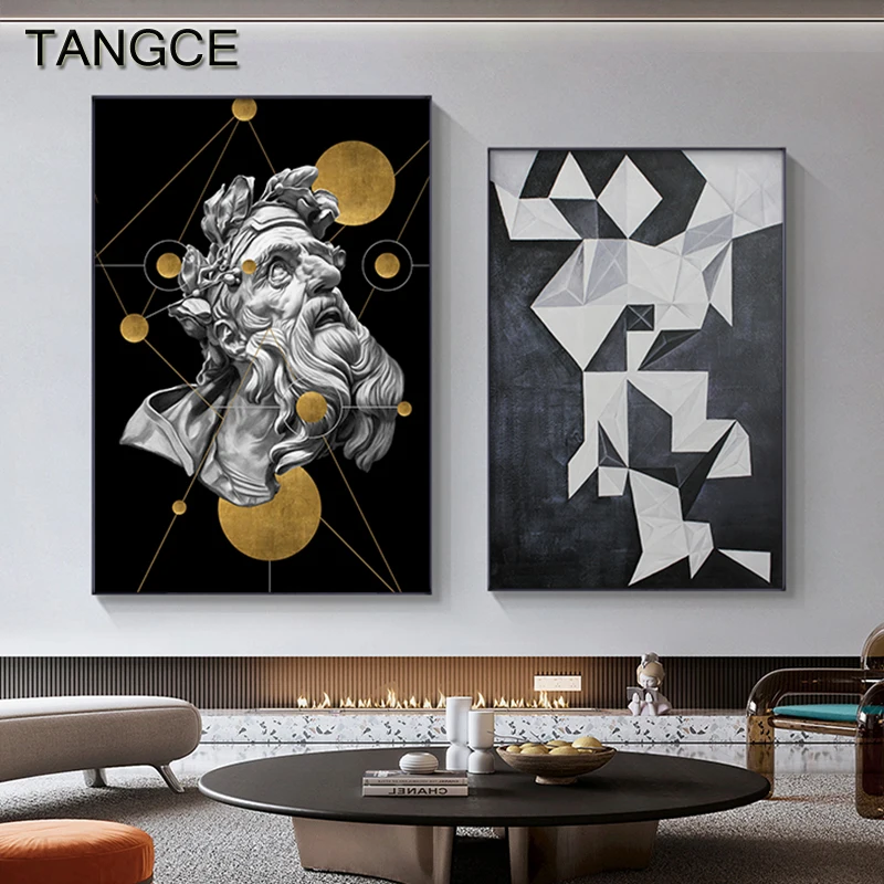 Abstract Greek Mythology Canvas Painting Nordic Geometry Posters and Prints Artistic Wall Picture for Bedroom Interior Paintings
Abstract Greek Mythology Canvas Painting Nordic Geometry Posters and Prints Artistic Wall Picture for Bedroom Interior Paintings
