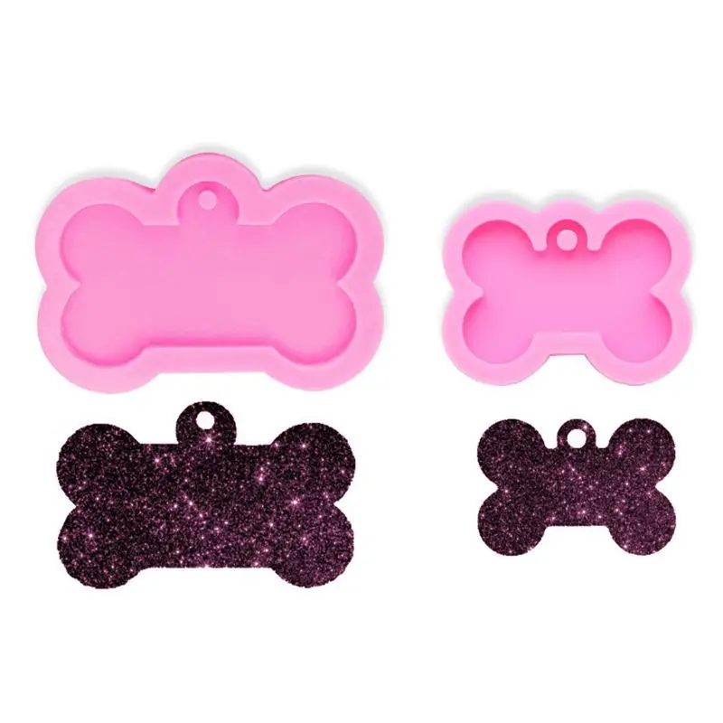 Silicone Bone Shape Pendant Resin Mold DIY Dog Tag Dog Bone Shaped Keychain Resin Casting Mold Resin Crafting Tools
Silicone Bone Shape Pendant Resin Mold DIY Dog Tag Dog Bone Shaped Keychain Resin Casting Mold Resin Crafting Tools