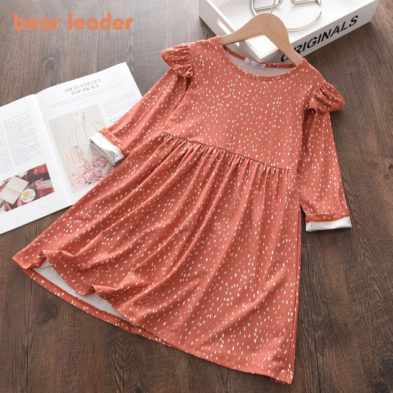 Bear Leader Baby Girls Polka Dot Casual Dresses New Fashion Kids Autumn Full Sleeve Dress Chidlren Ruffles Clothes For 3-7 Years
Bear Leader Baby Girls Polka Dot Casual Dresses New Fashion Kids Autumn Full Sleeve Dress Chidlren Ruffles Clothes For 3-7 Years
