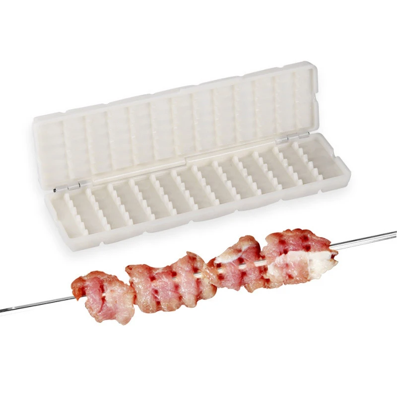 Skewers Kebab Maker Barbecue Stringer Box Machine Wear Beef Pork Meat Vegetables Skewer String Wear Kitchen Outdoor BBQ Gadget
Skewers Kebab Maker Barbecue Stringer Box Machine Wear Beef Pork Meat Vegetables Skewer String Wear Kitchen Outdoor BBQ Gadget