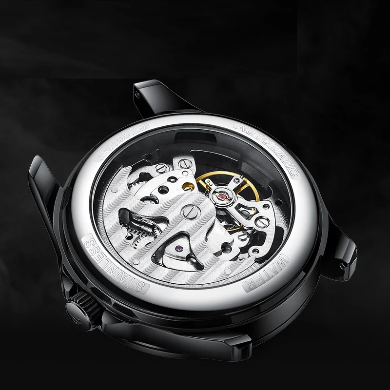 AILANG Creative Automatic Watch Transparent Luxury Casual Design Mens Watches Top Brand Luxury Mechanical Skeleton Wrist Watch
AILANG Creative Automatic Watch Transparent Luxury Casual Design Mens Watches Top Brand Luxury Mechanical Skeleton Wrist Watch