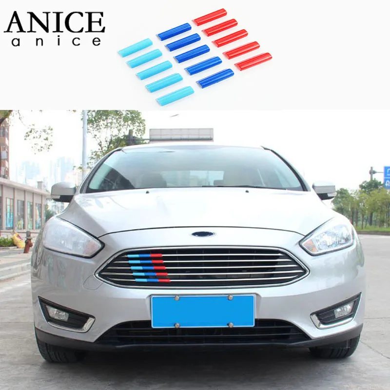 15 шт. хромированная решетка для гриля Ford Focus MK3 2015-2018 | Автомобили и мотоциклы