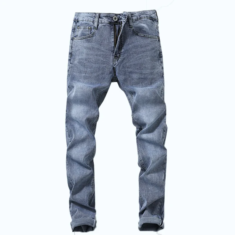 Luren New European and American Style Trendy Men's Pants Men's Autumn Light Blue Hole Pencil Pants Designer Pants
Luren New European and American Style Trendy Men's Pants Men's Autumn Light Blue Hole Pencil Pants Designer Pants