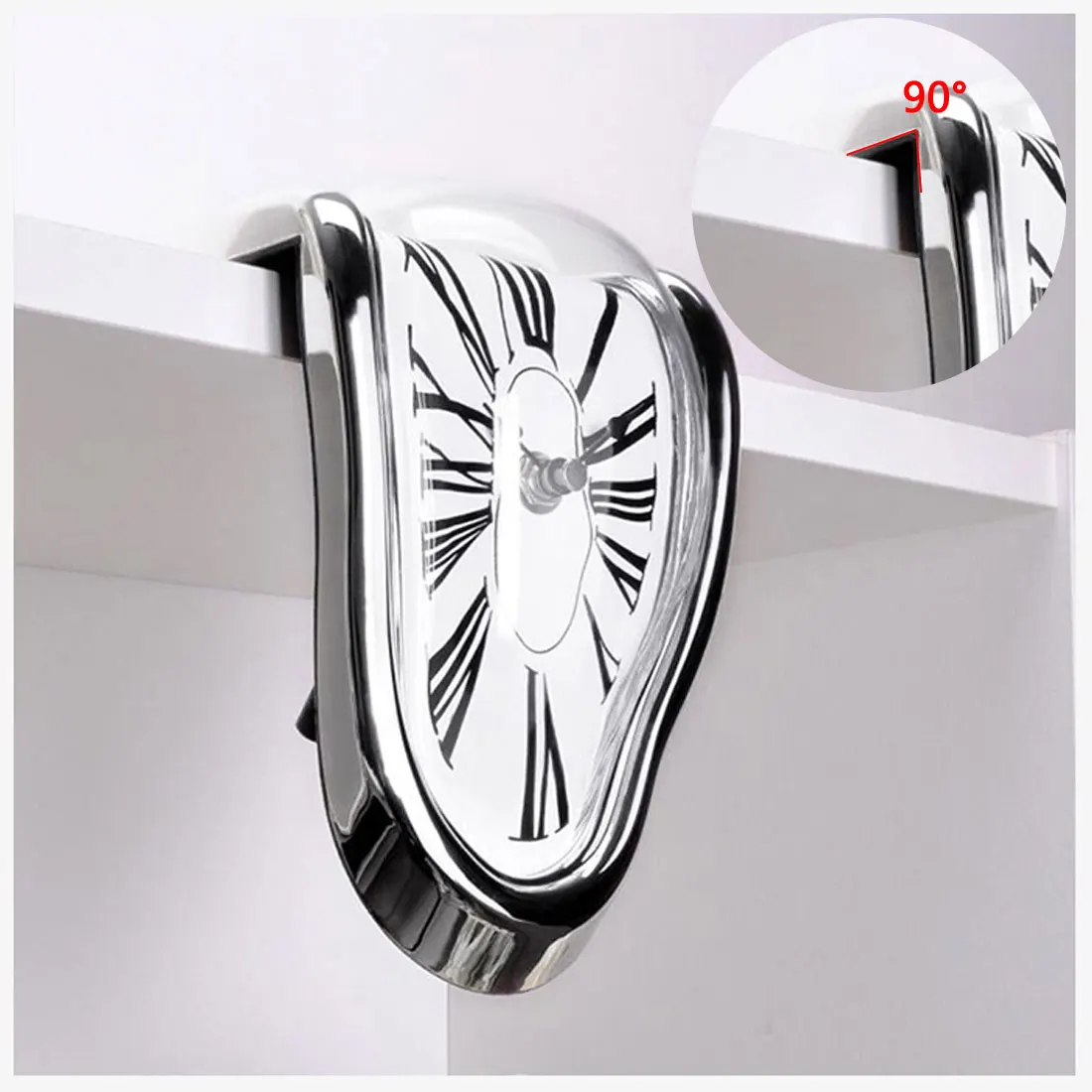 antique Style Decor Surreal Desktop Melting Clock Silent Hanging Wall Roman Numerals abstract art Wall Clocks Gift Home Decor
antique Style Decor Surreal Desktop Melting Clock Silent Hanging Wall Roman Numerals abstract art Wall Clocks Gift Home Decor
