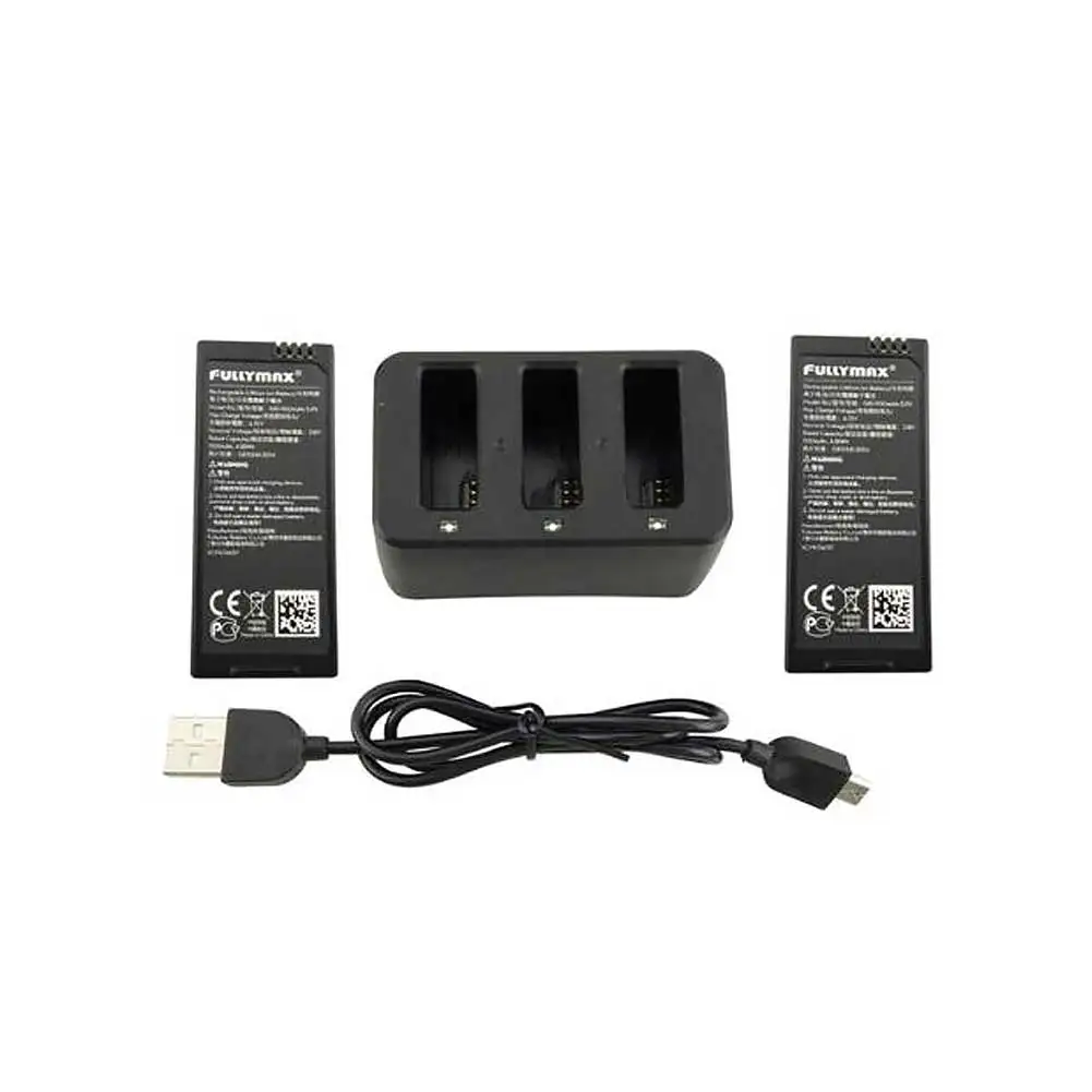 3-in-1 Balance USB Charger With 2PCS 3.8V 1100mah Lithium Battery For DJI Ryze Tello RC Drone Battery Accessories
3-in-1 Balance USB Charger With 2PCS 3.8V 1100mah Lithium Battery For DJI Ryze Tello RC Drone Battery Accessories