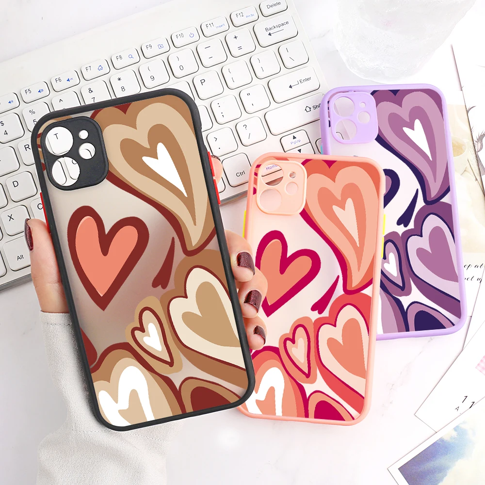 Phone Fundas For iPhone 13 Pro Max Case Heart Cover iPhone 11 12 Pro XS Max XR X 6 6S 7 8 Plus SE 2 12 Mini Len Protection Cases
Phone Fundas For iPhone 13 Pro Max Case Heart Cover iPhone 11 12 Pro XS Max XR X 6 6S 7 8 Plus SE 2 12 Mini Len Protection Cases