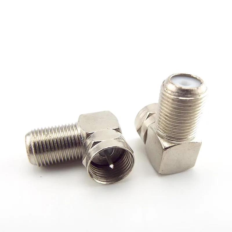 90 Degree F-Type Male to Female Plug Connector TV Aerial Antenna Right Angle Adapter Plug To Socket Coax Cable
90 Degree F-Type Male to Female Plug Connector TV Aerial Antenna Right Angle Adapter Plug To Socket Coax Cable