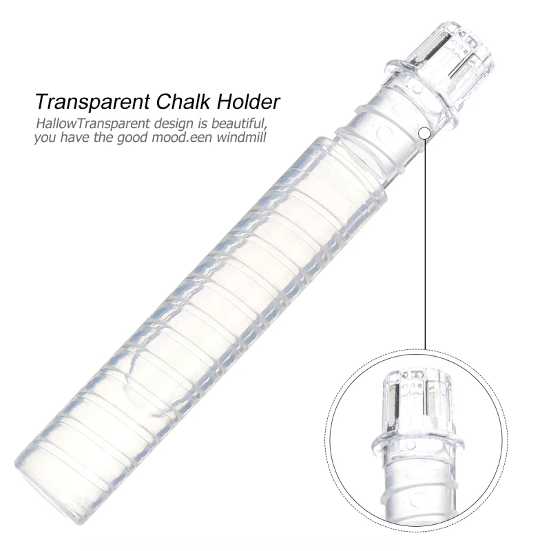 5Pcs Durable Chalk Holder Plastic Transparent Eco Friendly Water Soluble Chalk Clip Cover For Hoe Teacher Student Stationery
5Pcs Durable Chalk Holder Plastic Transparent Eco Friendly Water Soluble Chalk Clip Cover For Hoe Teacher Student Stationery