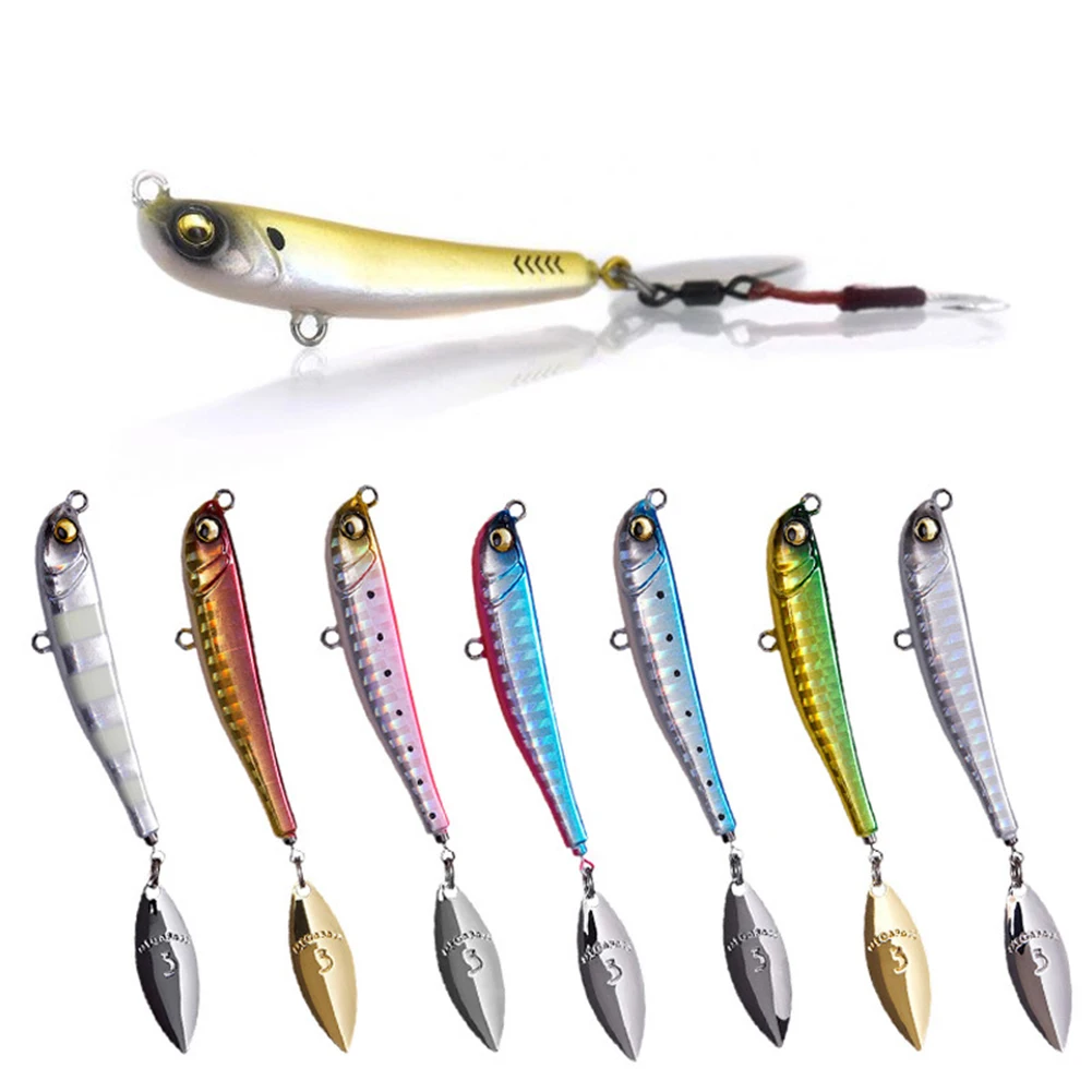 Rotating Metal VIB Vibration Bait Spinner Spoon Fishing Lures 62mm Jigs Trout Fishing Sinking Hard Baits swimbait Fishing Tackle
Rotating Metal VIB Vibration Bait Spinner Spoon Fishing Lures 62mm Jigs Trout Fishing Sinking Hard Baits swimbait Fishing Tackle