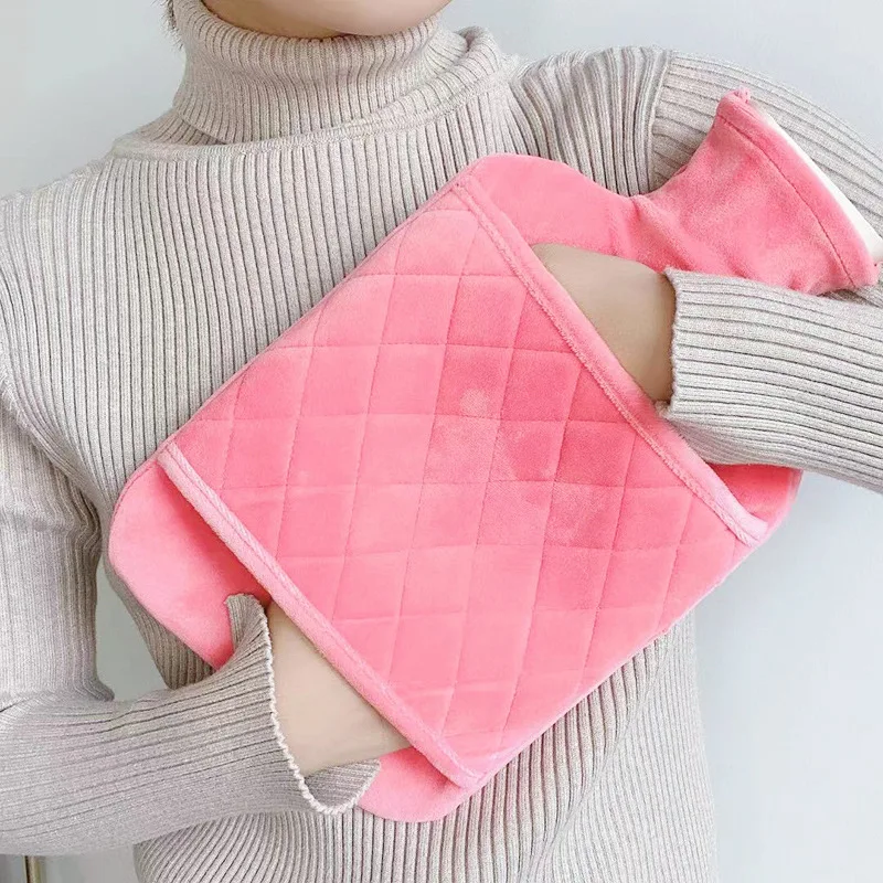 Large Portable Hot Water Bag Natural Rubber Hot Water Bottles Crystal Flannel Cover Keep Your Hands Warm In Winter and Feet Sale
Large Portable Hot Water Bag Natural Rubber Hot Water Bottles Crystal Flannel Cover Keep Your Hands Warm In Winter and Feet Sale