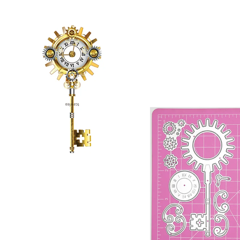 New Steampunk Butterfly Pattern Lock Time Key Metal Cutting Dies Mechanical Stencil For DIY Scrapbooking Decorative Craft
New Steampunk Butterfly Pattern Lock Time Key Metal Cutting Dies Mechanical Stencil For DIY Scrapbooking Decorative Craft