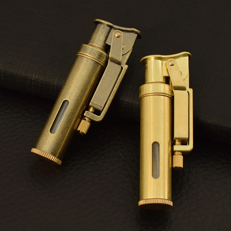 Yubang kerosene visible transparent oil bin creative retro old grinding wheel male lighter
Yubang kerosene visible transparent oil bin creative retro old grinding wheel male lighter